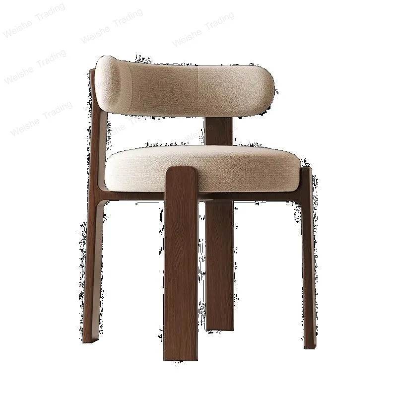 

Medieval Style Solid Wood Dining Chair Premium Feeling Upholstered Chairs Muebles Comedor Furniture Cafeteria