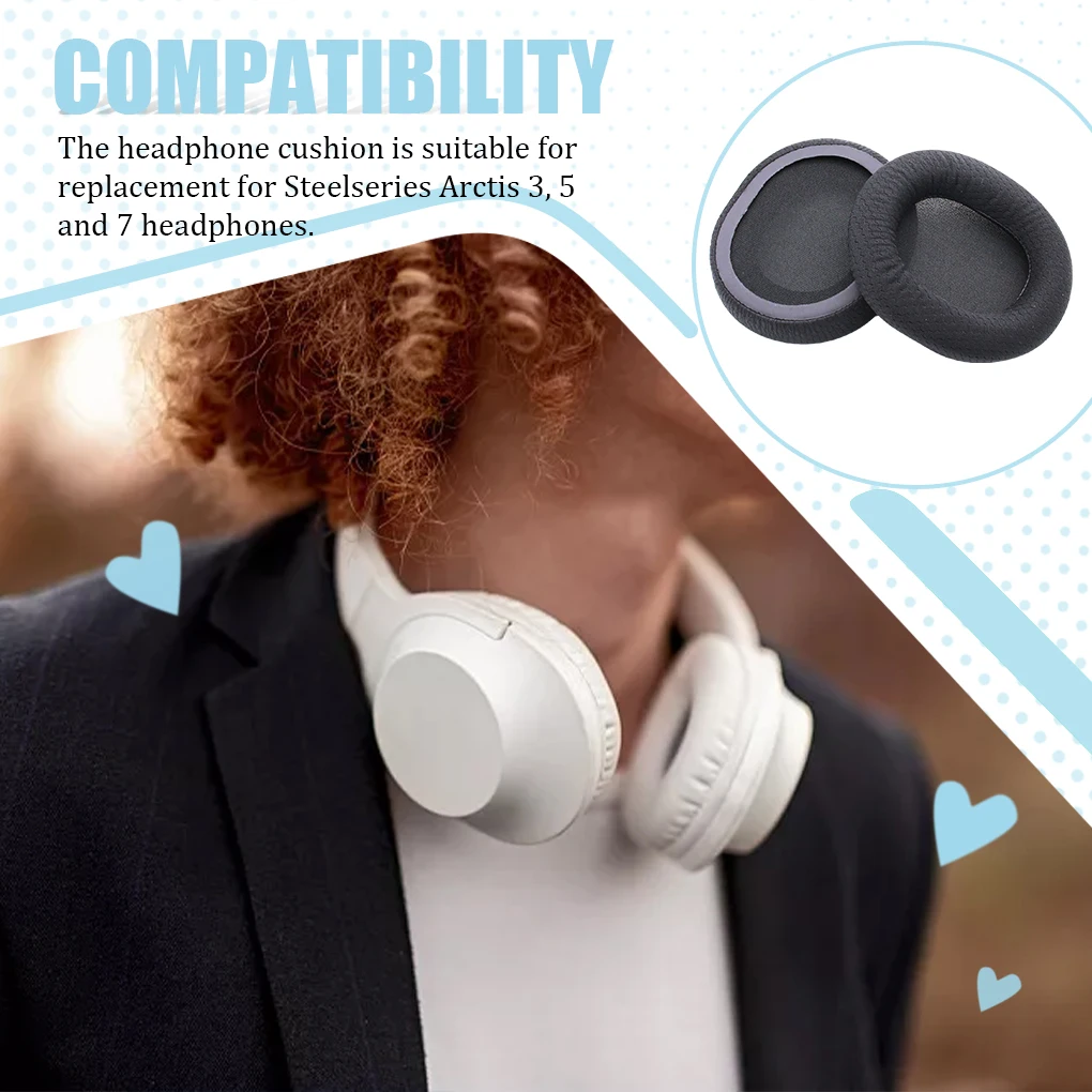 Remplacement monté sur la tête du coussin d'oreille, casque Steelseries
