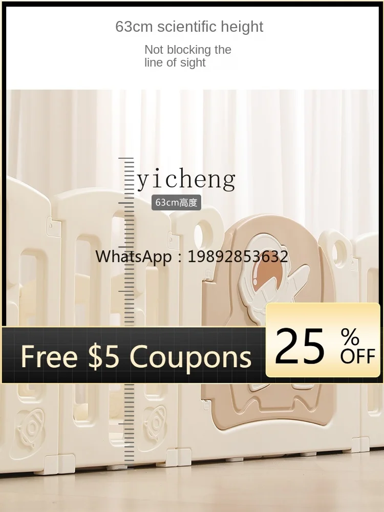 

Tqh Baby Fence Protective Grating Baby Floor Climbing Pad Indoor Game