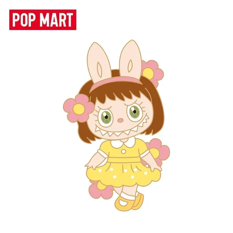 Popmart Labubu The Monster Toy Badge Kawaii Action Anime Mystery Figures Model Cute Christmas Gift Toys and Hobbies Surprise Box