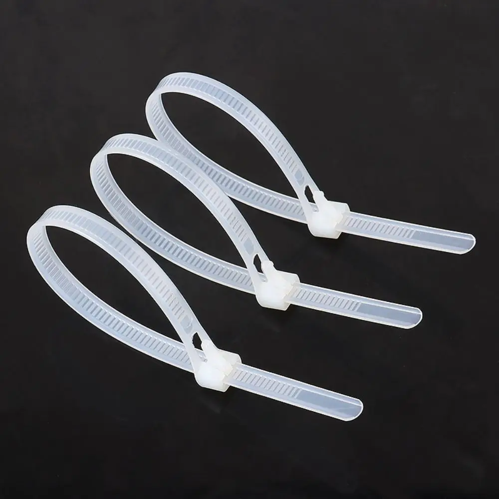 50Pcs Nylon Straps Ties Detachable Bundle Cable Zip Tie Reusable Loose Slipknot Fixed Binding Nylon Cable Tie Wiring Accessories