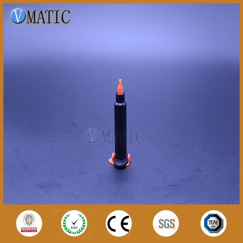 Free Shipping Wholesale 2,500 Sets 3cc/ml UV Black Adhesive Syringe Barrel Liner With Piston & Stoppers