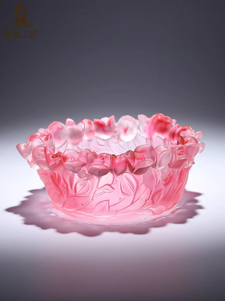 Glass Craft Rhododendron Series Candy Box