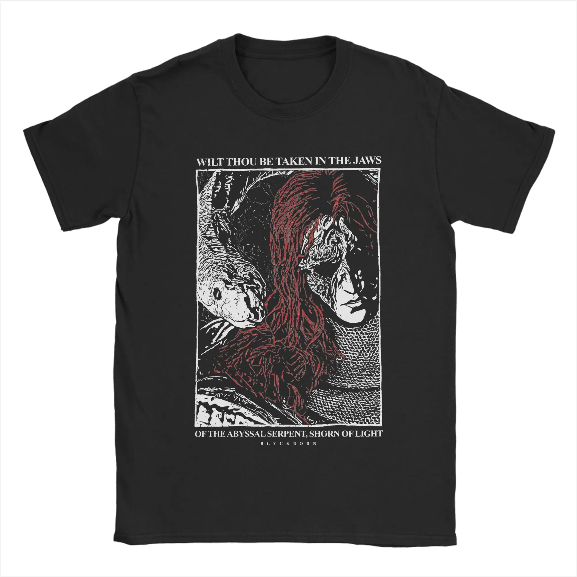 Messmer ER Game T-Shirt for Men  Creative Pure Cotton Tees Round Neck Short Sleeve T Shirt 4XL 5XL Tops