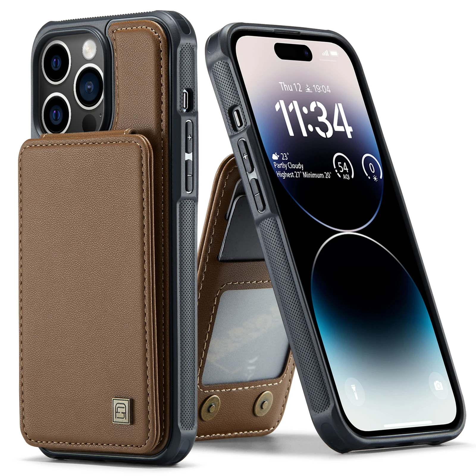 

AutSpace-A02 For Samsung Galaxy S25 S24+ S23 Ultra A14 A15 A55 A56 ,Shockproof PU Leather Wallet Case Flip Card Slot Cover Shell