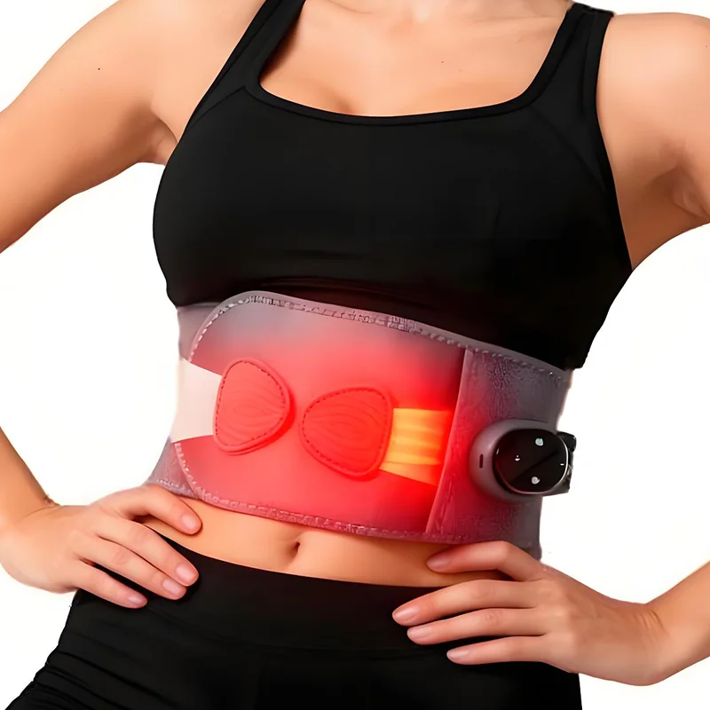 

Электрический поясной ремень с подогревом и функцией массажа живота — терапевтический теплый компресс для облегчения боли в пояснице и женщин