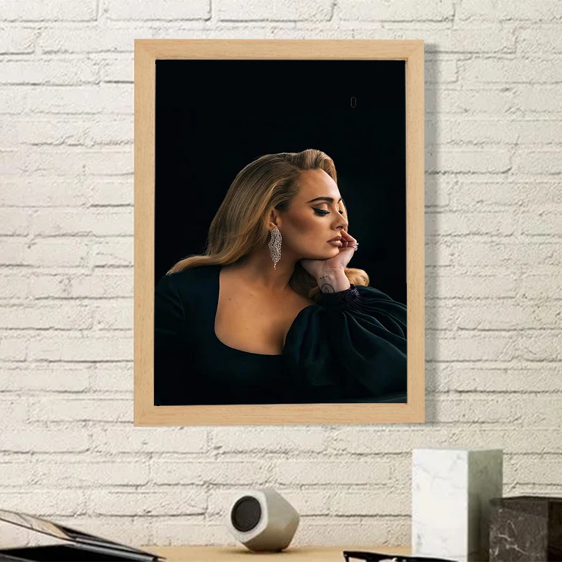 Adele Posters for Wall Art Pop Music Famous Singer Home Decore With Free Shipping Hot Album Room Decor Canvas Poster Decorations