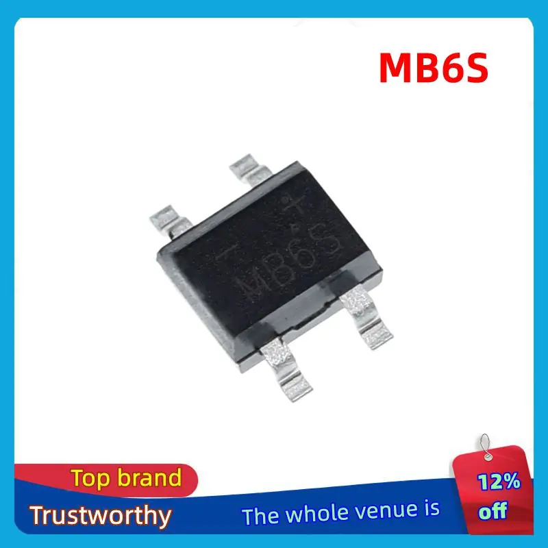 10/100 قطعة 600 فولت 0.5 أمبير mb6s