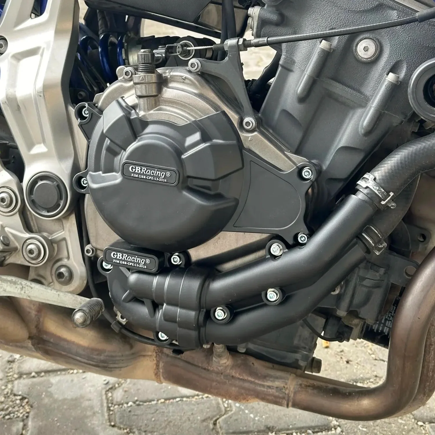 GB سباق غطاء المحرك لياماها MT07 FZ07 المقتفي XSR700 Tenere700 2014-2025 محرك دراجة نارية غطاء وقائي الملحقات