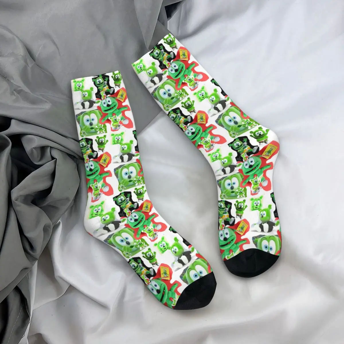 

Всесезонные чулки для экипажа Gummibar (Gummmy Bear), носки, забавные длинные носки, аксессуары для мужчин и женщин, подарок на день рождения