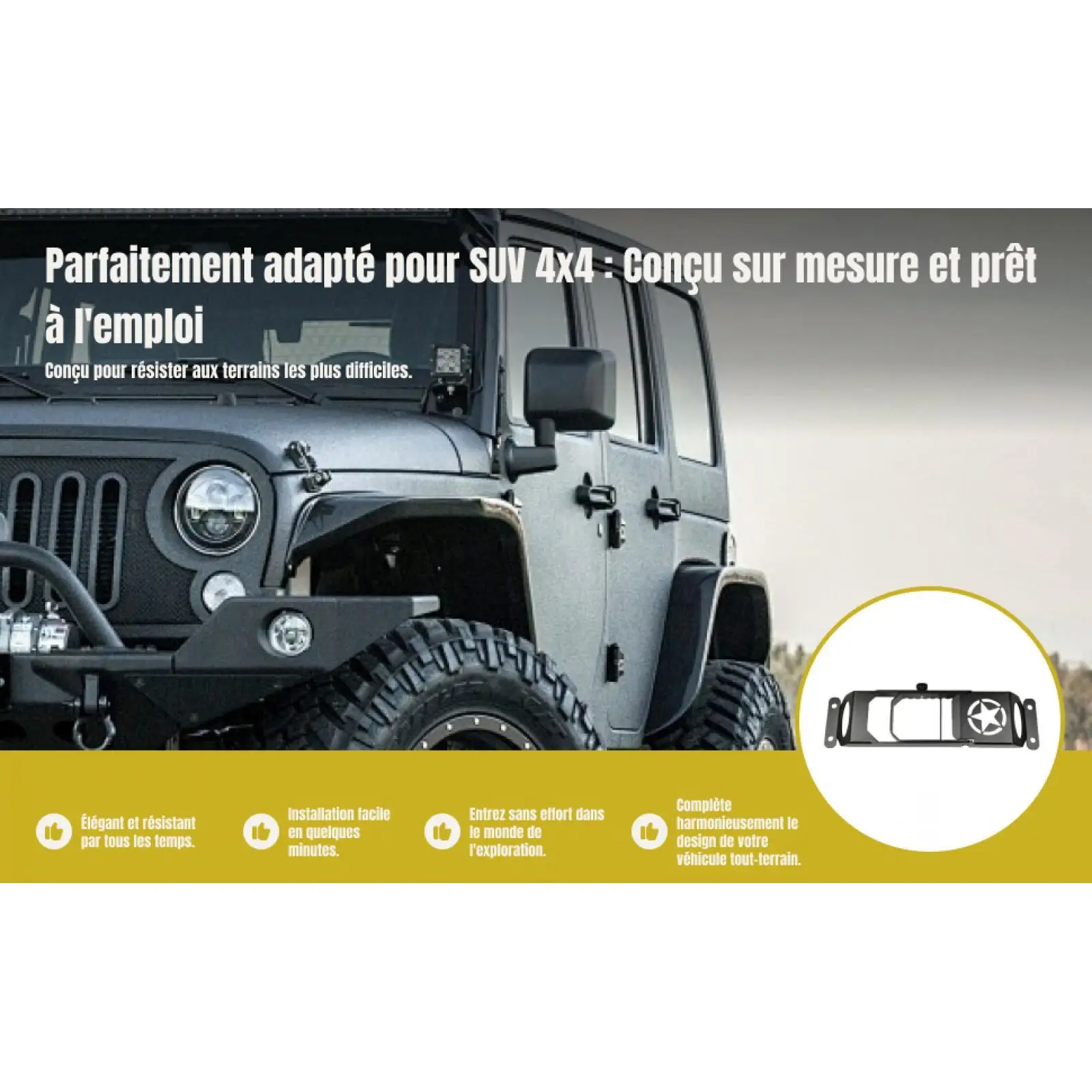 

Пара дверных педалей, лестница, нескользящая конструкция для Jeep Wrangler JK