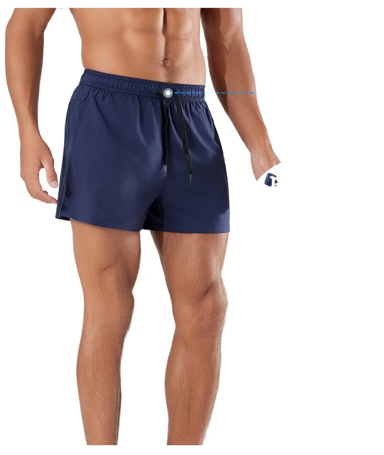 Sports Shorts Men Double Deck Fitness Running Shorts Training Sportwear Gym Shorts Basketball Workout Clothes Male Gym Pants Man