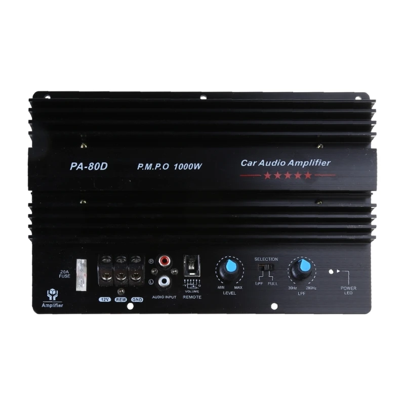 

Experience Immersive Music 12V Mono Power Amplifier Powerful Bass Subwoofers Amp