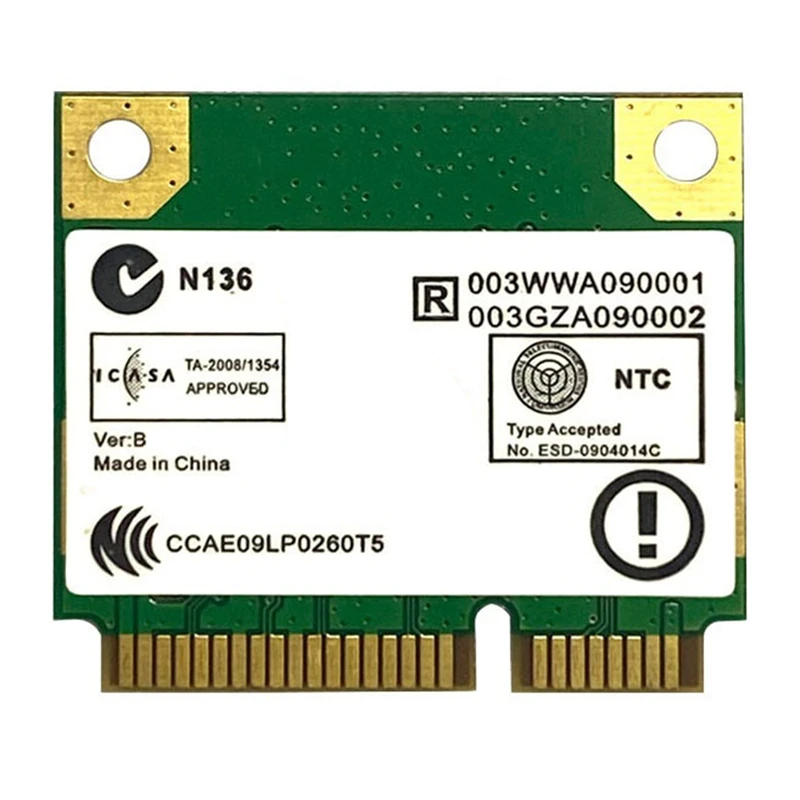 Carte réseau sans fil RTL8822CE, 5.0 Mbps, Wi-Fi, Bluetooth 867, mini PCIE, carte réseau Gigabit mort pour touristes