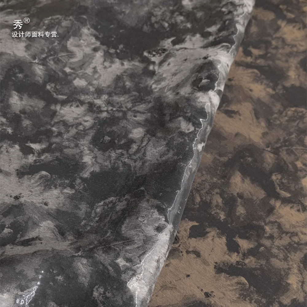 

Жидкий водный блеск атласная ткань платье модная одежда брюки дизайнерские ткани для шитья своими руками ткань материал на метр