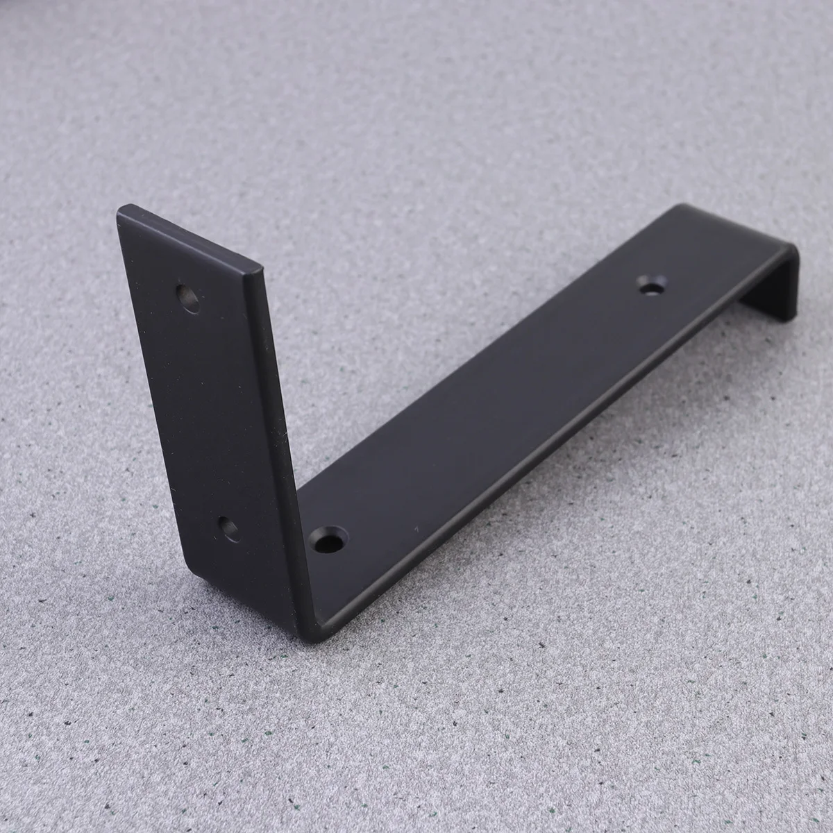 

Z Shape Wall Mounted Shelf Brackets 18Cm Black Heavy Duty Metal Support For Bookshelves Partitions Baffle Bracket Metal