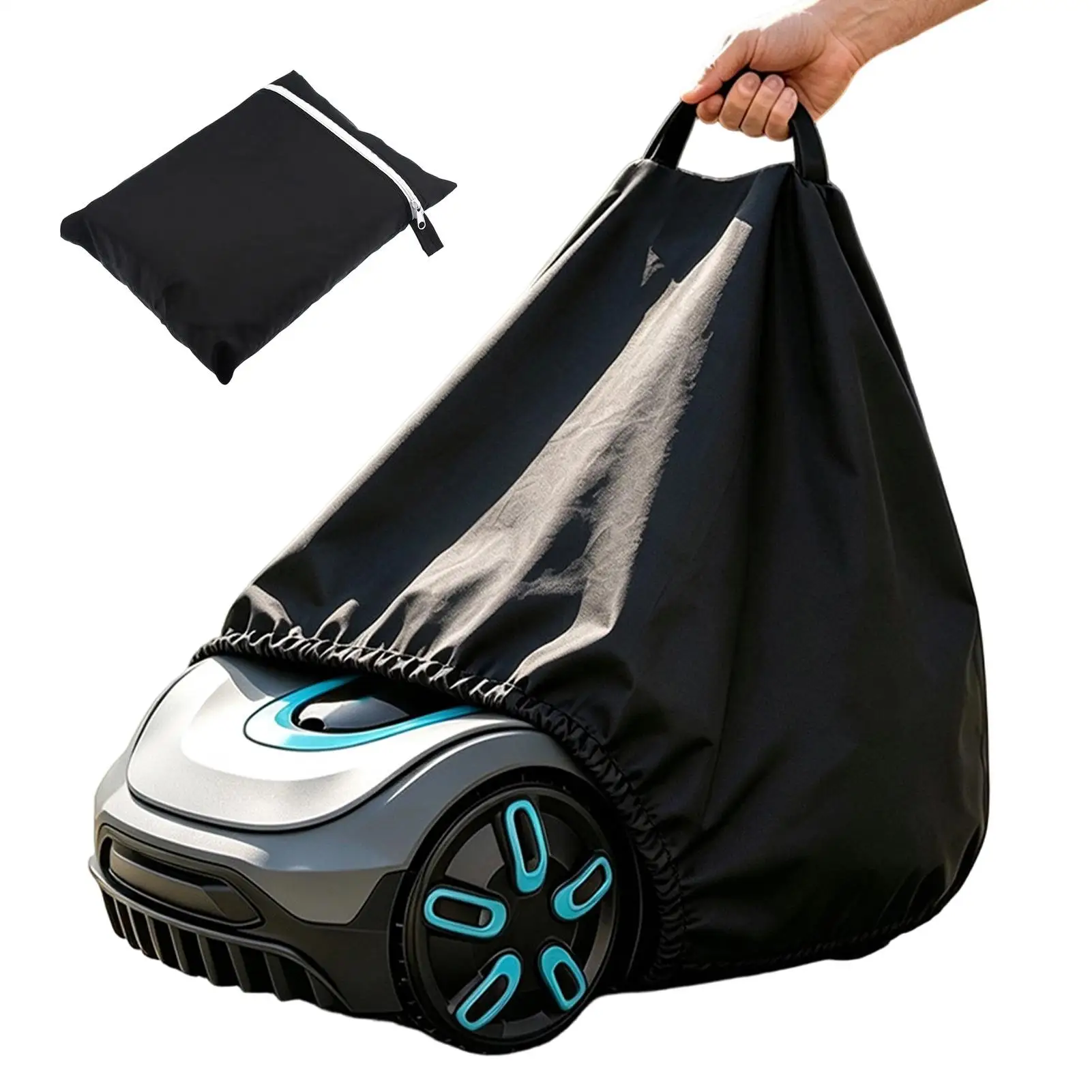 Push Lawn Mower Cover Waterproof Oxford Tractor Trailer Canopy Lawn Mower Robot Protective Cover For Outdoor Garden Shedsx