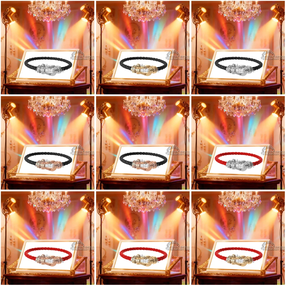 

Gryan 2025, новинка, серебро 925 пробы, большая гладкая поверхность, черный браслет в форме подковы, женская повседневная одежда, подарки для вечеринок, роскошные ювелирные изделия для пар