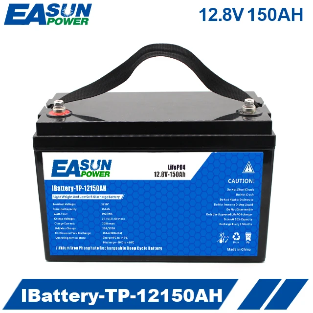 EASUN POWER Split Lithium Battery Pack 12.8V 25.6V 51.2V 50Ah 100Ah CAN Communication for Hybrid Offgrid Solar Energy System