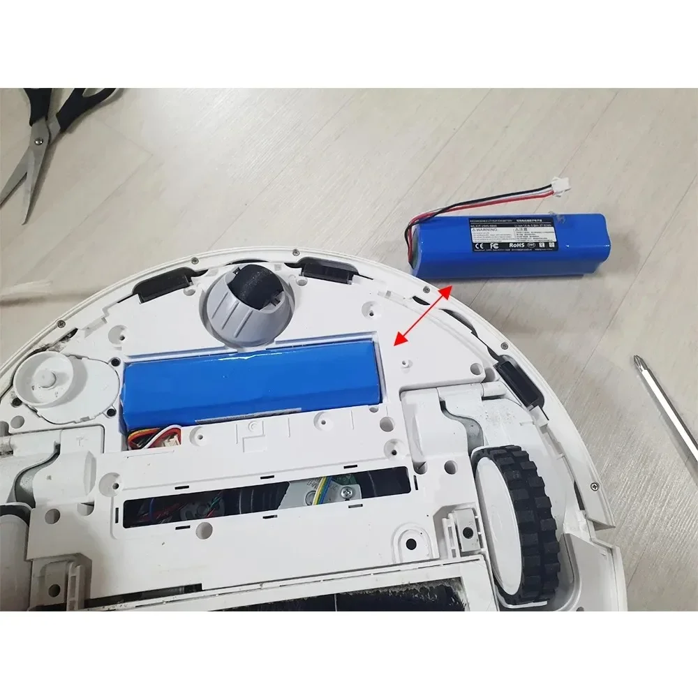 2024 100% original Xiaomi Viomi S9 Lydsto R1 Roidmi Eve Plus 14,4 V batería de litio 2P4S 6800mAh