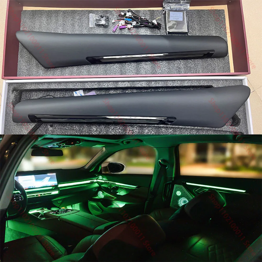 

Для комплекта окружающего освещения BMW 5 серии G60/G61 2024-2025 гг. — обновленное окружающее освещение задней двери с кристаллами