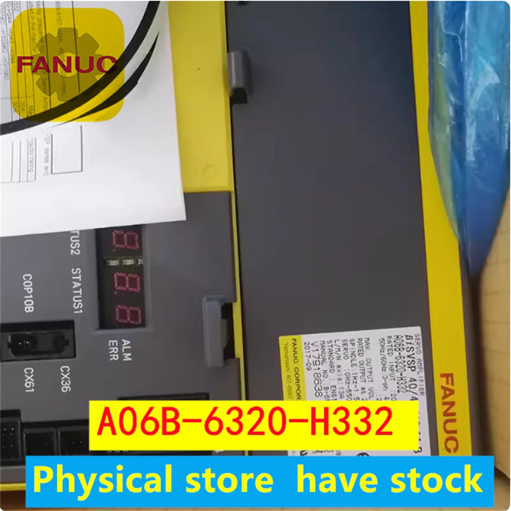 A06B-6320-H332 Original brand new Fanuc driverA06B-6320-H332  used/new in-stock inventory A06B-6320-H332