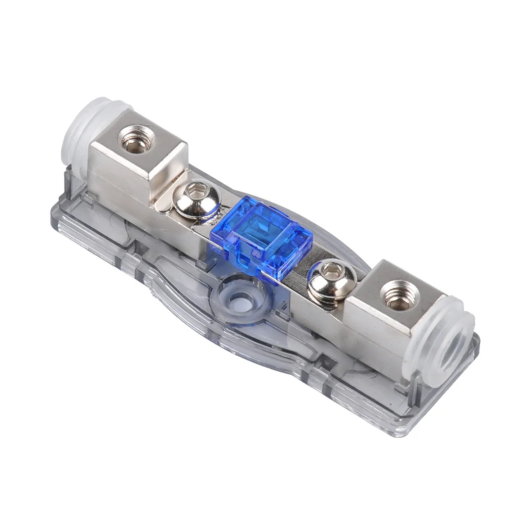 

Car Audio 60A Holder Dustproof Inline Block For Car Trailer Rv Yacht Storage Box 1 Way Fuse Holder 1 Way Fuse Board