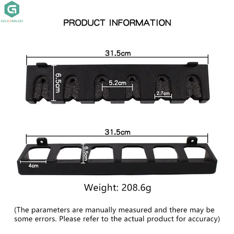 

1Pcs Fishing Rod Tools Vertical Display Stand Fishing Rod Holder Wall Hanging Fish Pole Rack