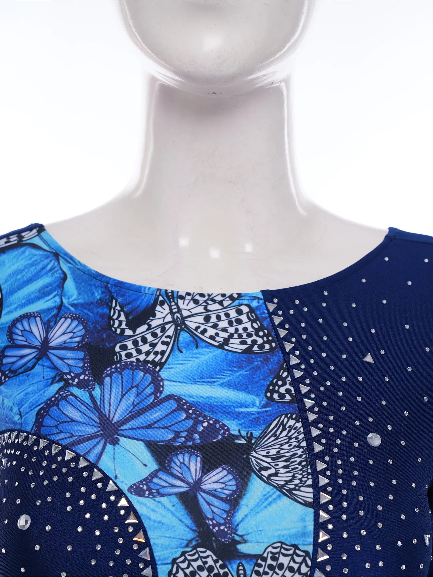 

Women Leotards Rhythmic Gymnastics Ballet Performance Competition Bodysuits Rhinestones Dancewear Long Sleeve Print Jumpsuit