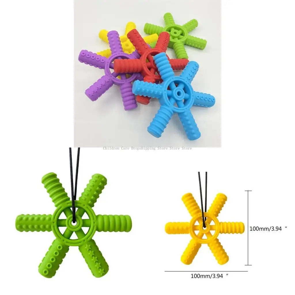 

Baby Teether Rudder Shaped Nursing Teething Toy Silicone Teether Teething Relief Toy for Toddler Newborn Infant