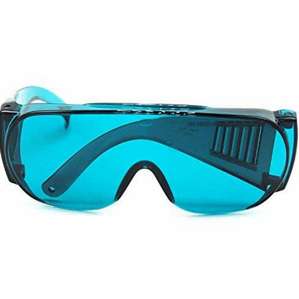 Gafas protectoras láser rojas para ojos, protección UV, 190nm-380nm y 600nm-760nm, OD4 +