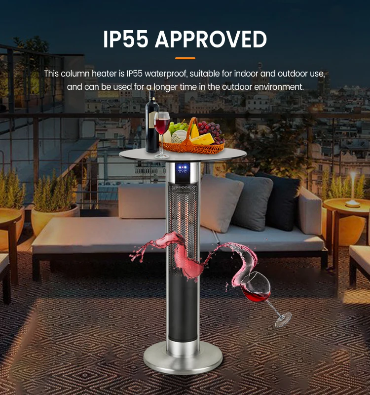 Carbon Fiber Infrared Heater Outdoor Table Use Garden Heater
