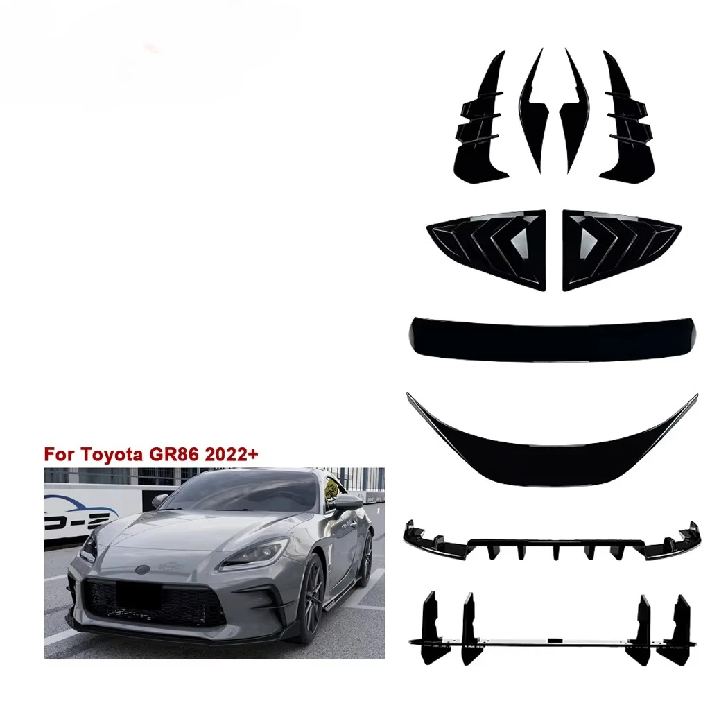 

AMP-Z fora GR86 2022+ Grille Grill Louver Rear Wing Spoiler Rear Bumper Spoiler Lip Diffuser Valance Lipcustom