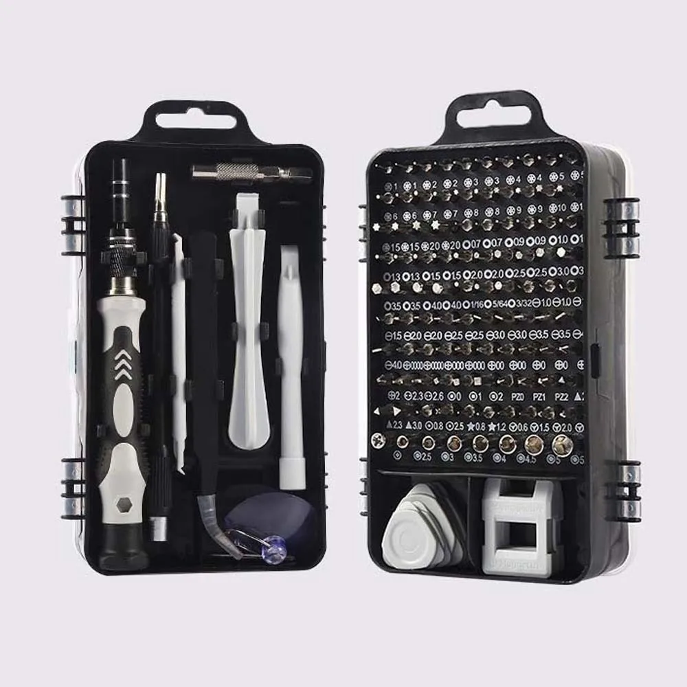Precision 115 in 1 Screwdriver Set Screw Nuts Bits Kit with Box Multi-bits Screwdriver Multi-function Disassembly