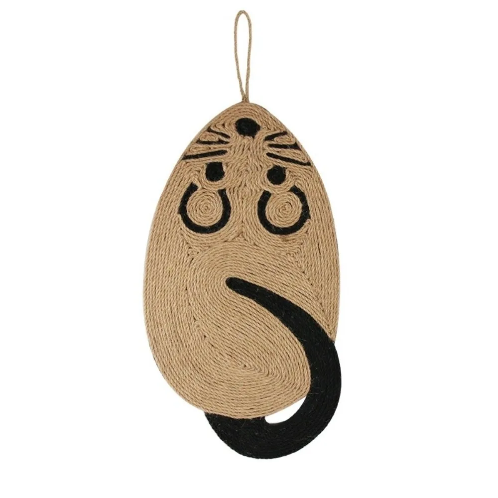 

Multi Shape Cat Scratcher Sisal Mat Wear Resistant Hanging Bed Kitten Scratching Pad Grinding Nail Wall-Mounted