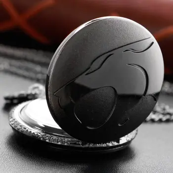 新款黑色英雄主題石英懷錶復古蒸氣龐克項鍊羅馬數位錶盤男女通用 XH3012 10 最佳銷售 超人手錶 - №7