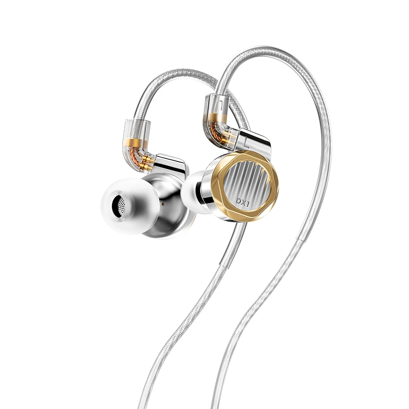 

LETSHUOER DX1 11mm Aluminum-Magnesium Alloy Dynamic Driver In-Ear HiFi Monitors Audiophiles Earphones with High-Purity Cable