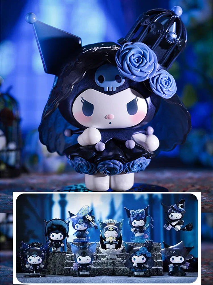 Miniso Sanrio Kuromi The Witch's Feast Series Blind Box Fashion Play Doll Hand Girl's Gift for A Blind Kulumi Box Genuine