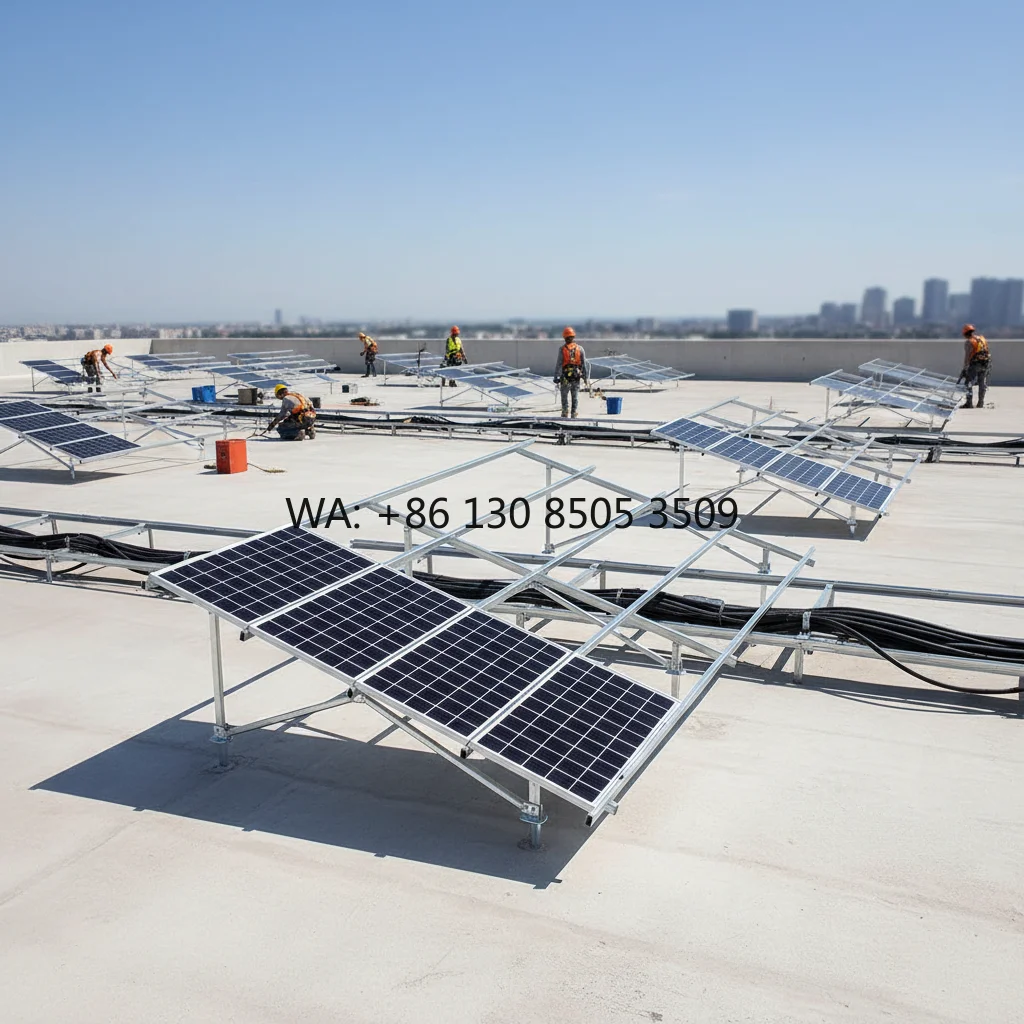 TRUST Aluminum Ground Mount Solar System Structure Aluminum Solar Mounting Bracket