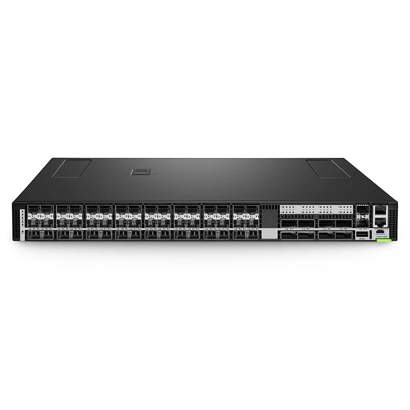 HNS-6348-48Z2S8, 48-Port Ethernet L3 Data Center Bare Metal Switch, 48 x 25Gb SFP28, 2 x 10Gb SFP+, with 8 x 100Gb QSFP28 Uplink