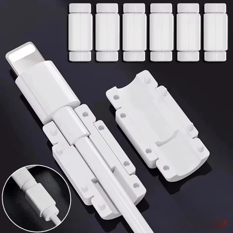 2/4PCS Data Cable Protection Buckle Universal Anti Break Mobile Phone Data Cable Head Protection Cover Charger Safety Clip