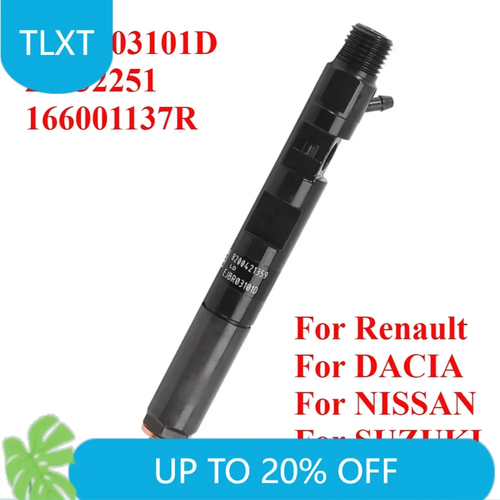 H H H 8200421897 EJBR03101D 28232251 Buse d'injecteur de carburant Diesel, pour Renault Clio Kangoo Dacia Jimny 1.5 Dci EURO 4, nouveau