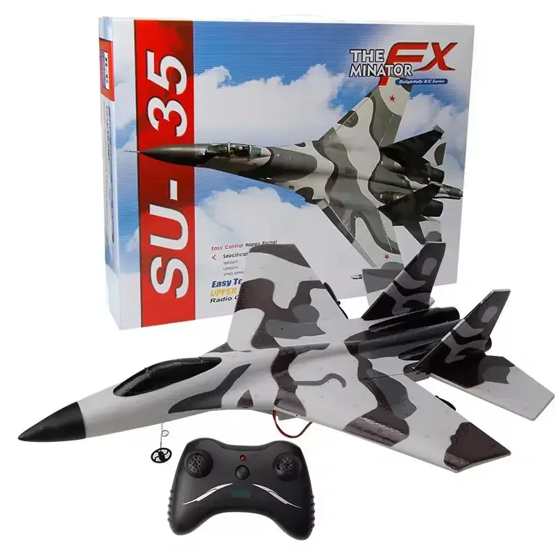 Cool 2.4g Rc Aircraft Glider Fixed Wing Aircraft Model Aircraft Children\'S Toy Display Outdoor Model Fighter Foam Aircraft Gift