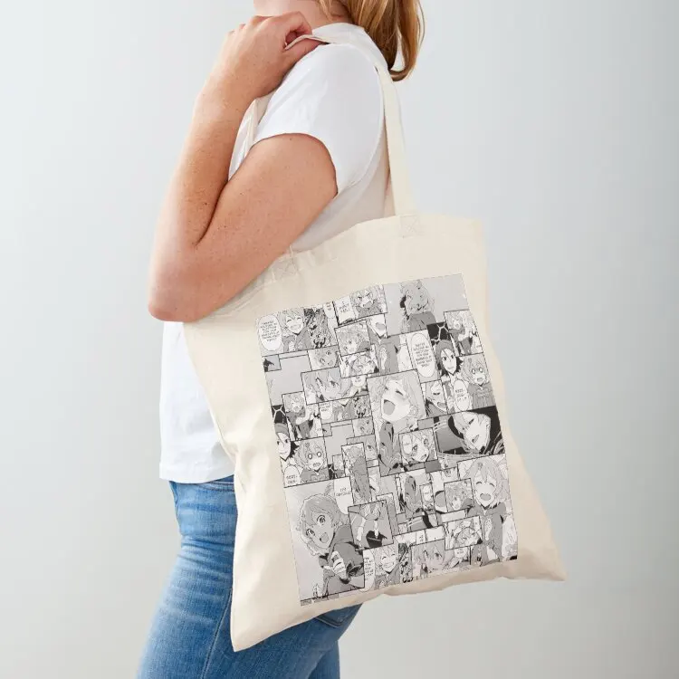 

Freyja Wion Manga Panels Tote Bag bag for beach Handbags Canvas Women's shopper