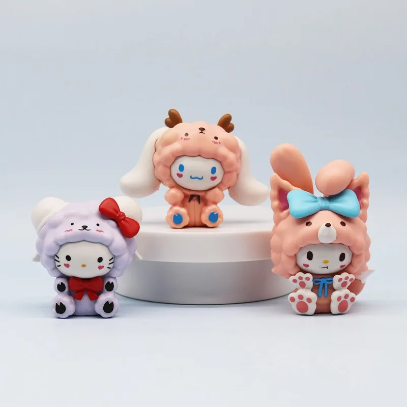 Macaron Melody Sheep Baa Baa Drag Melody Macaron Color Cullo Mipacha perro huevo retorcido caja ciega ornamento