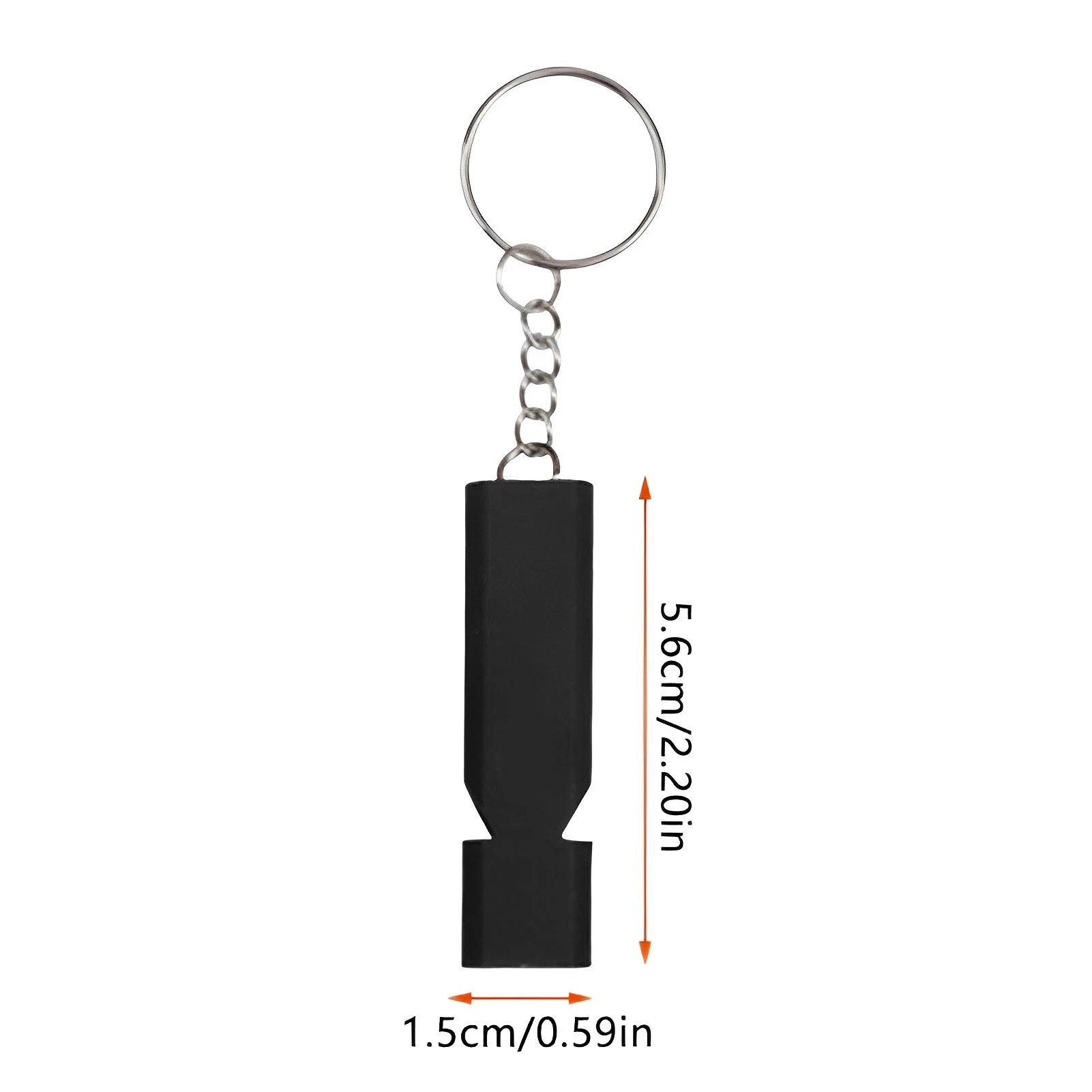 5PCS Outdoor Safety Whistle Emergency Whistle with Lanyard and Carabiner for Signaling Fishing Kayaking