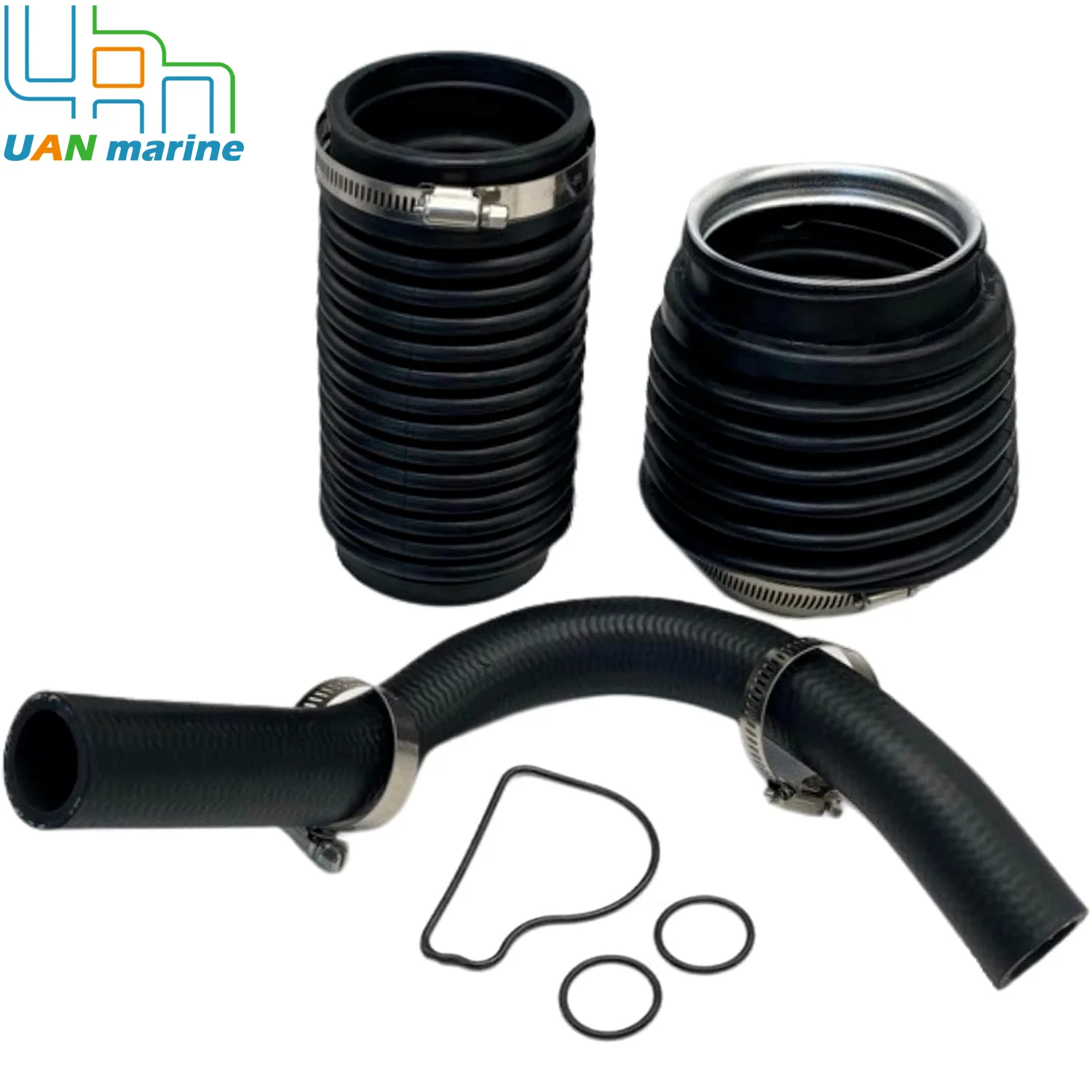 

3854127 3852352 Комплект уплотнений выпускного сильфона U-образного соединения сильфона для водяного шланга для двигателей Volvo Penta SX-C SX-M TSK SX-M 3850426