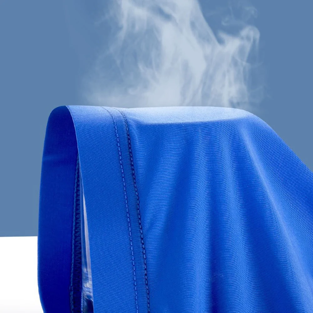 

Повседневные мужские и женские дышащие спортивные трусы из ледяного шелка с низкой талией, эластичное нижнее белье без чехла, трусики унисекс, низ