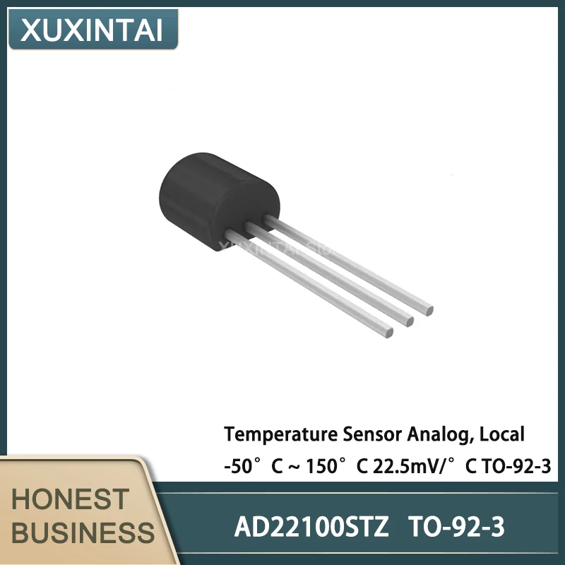 

5Pcs/Lot New Original AD22100STZ AD22100 Temperature Sensor Analog, Local -50°C ~ 150°C 22.5mV/°C TO-92-3