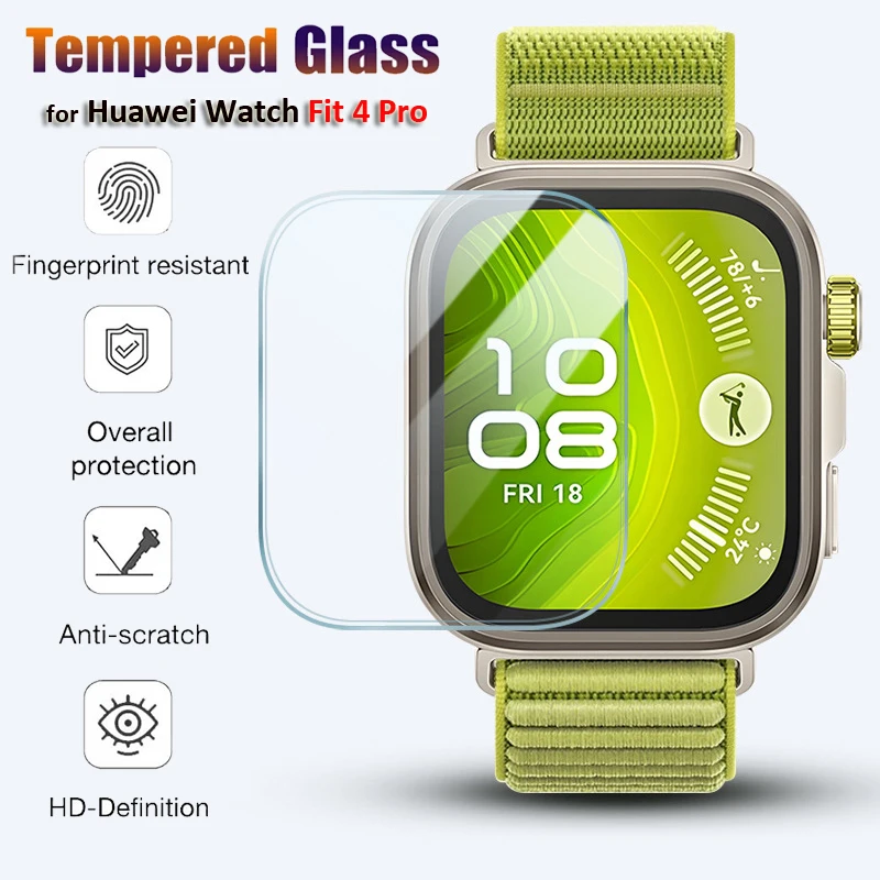 واقي من الزجاج المقسى لساعة Huawei Watch Fit 4 Pro ملحقات واقي شاشة لساعة Huawei Watch Fit4 Pro Glass